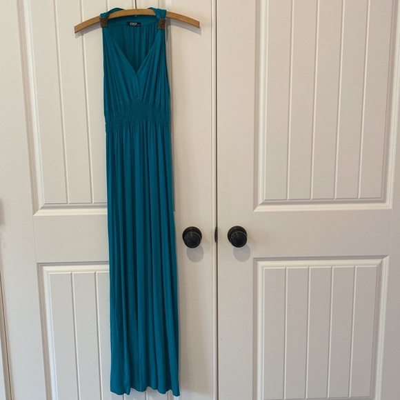 Sleeveless long summer dress - Picture 4 of 8